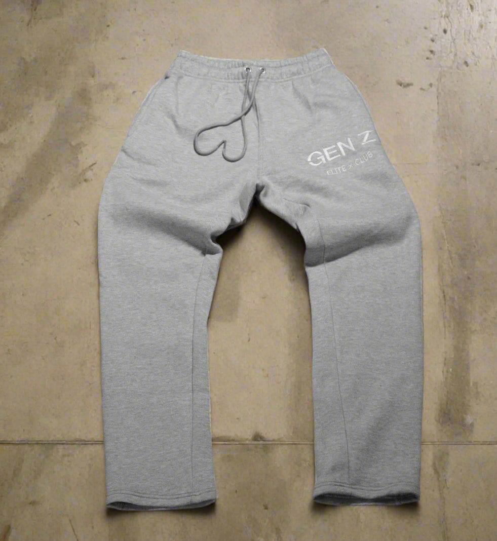 WC 24 Grey Loose Bottom Sweatpants